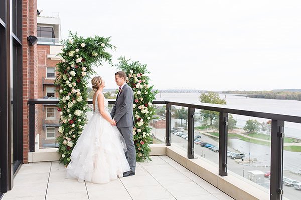 Wedding on the Outdoor Patio